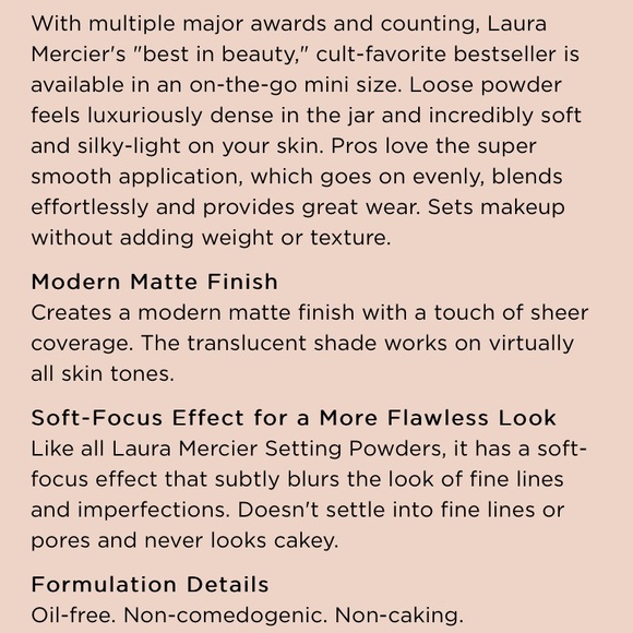 Laura Mercier Translucent Loose Setting Powder - Picture 13 of 13